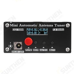 CGJ100M 1.8-50mhz Portable Automatic Antenna Tuner 1-40W USB Rechargeable with 0.91inch OLED Display CGJ100M 1.8-50mhz Portable Automatic Antenna Tuner 1-40W USB Rechargeable with 0.91inch OLED Display
