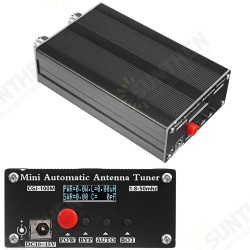 CGJ100M 1.8-50mhz Portable Automatic Antenna Tuner 1-40W USB Rechargeable with 0.91inch OLED Display CGJ100M 1.8-50mhz Portable Automatic Antenna Tuner 1-40W USB Rechargeable with 0.91inch OLED Display