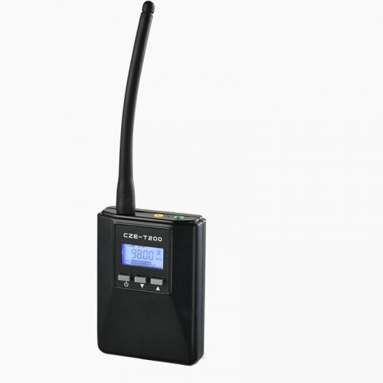 CZE-T200 0.2w Protable Stereo PLL Wireless Broadcast FM Transmitter Kits 76-108MHz Adjustable