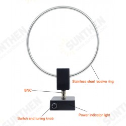 GA-450 GA450 Loop Antenna SDR Short Medium Wave Radio Antenna SW 2.30-30MHz MW 522-1710KHz GA-450 GA450 Loop Antenna SDR Short Medium Wave Radio Antenna SW 2.30-30MHz MW 522-1710KHz