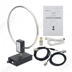 GA-450 GA450 Loop Antenna SDR Short Medium Wave Radio Antenna SW 2.30-30MHz MW 522-1710KHz GA-450 GA450 Loop Antenna SDR Short Medium Wave Radio Antenna SW 2.30-30MHz MW 522-1710KHz