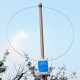 GA490 100KHz-179MHz Short Wave Receiving Antenna with Rainproof Shell for SDR Radio Active Loop Antenn