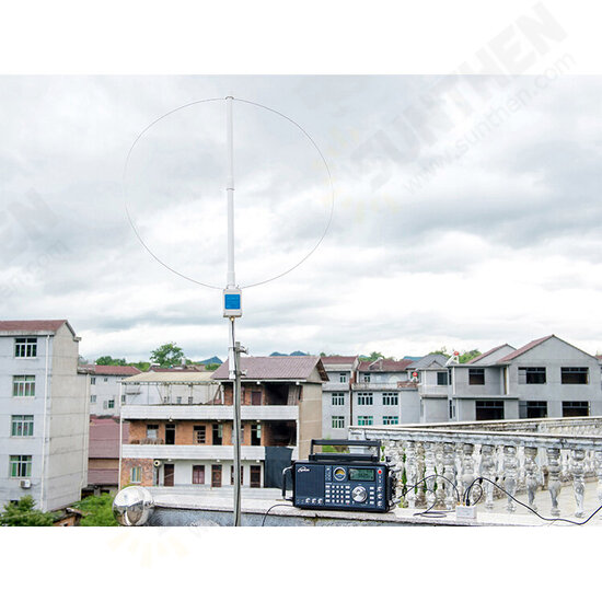 HY-LOOP200A Active Loop Antenna Shortwave Receiving Antenna 100KHz-180MHz with/without Battery for SDR Radio HY-LOOP200A Active Loop Antenna Shortwave Receiving Antenna 100KHz-180MHz with/without Battery for SDR Radio