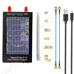 LZF V2 50KHz-3000MHz Vector Network Analyzer Digital Nano VNA Tester MF HF VHF UHF USB Logic Antenna Analyzer Standing Wave LZF V2 50KHz-3000MHz Vector Network Analyzer Digital Nano VNA Tester MF HF VHF UHF USB Logic Antenna Analyzer Standing Wave