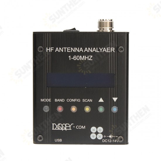 MR300 Digital Shortwave Antenna Analyzer Meter Tester 1-60M For Ham Radio