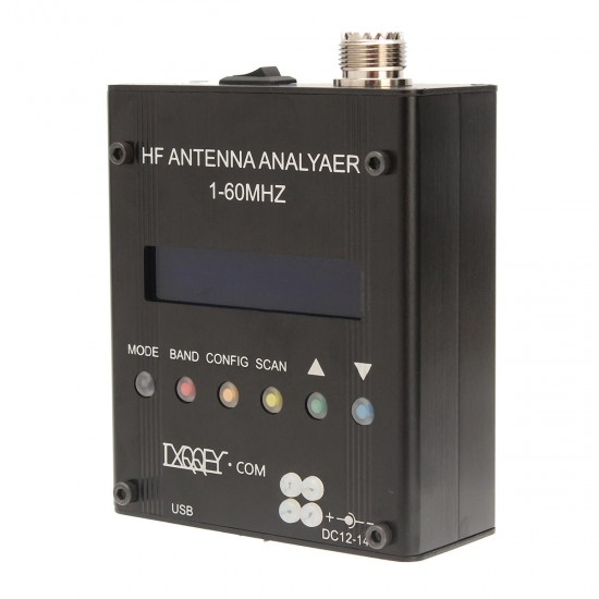 MR300 Digital Shortwave Antenna Analyzer Meter Tester 1-60M For Ham Radio