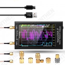 F Portable Handheld Vector Network Analyzer SWR Meter 50KHz-1000MHz 4.3Inch IPS TFT Digital Display Touch Screen Shortwave MF HF VHF Antenna Analyzer F Portable Handheld Vector Network Analyzer SWR Meter 50KHz-1000MHz 4.3Inch IPS TFT Digital Display Touch Screen Shortwave MF HF VHF Antenna Analyzer