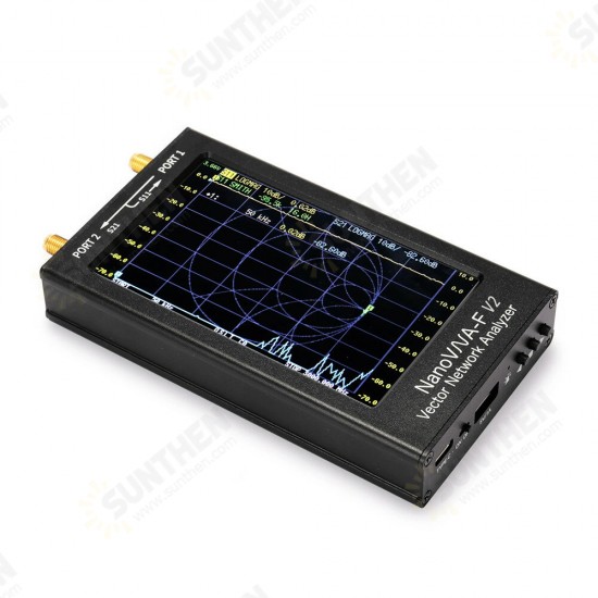 F V2 50kHz-3GHz IPS 4.3Inch LCD Display Vector Network Analyzer S-A-A-2 Antenna Analyzer Short Wave HF VHF UHF F V2 50kHz-3GHz IPS 4.3Inch LCD Display Vector Network Analyzer S-A-A-2 Antenna Analyzer Short Wave HF VHF UHF