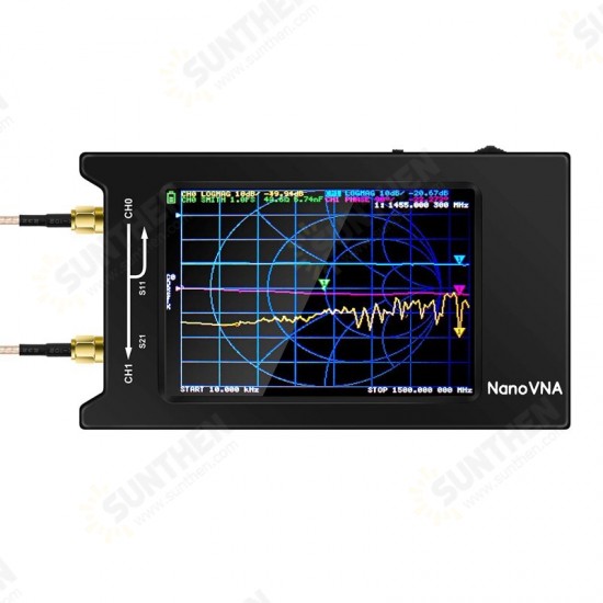 H4 4inch LCD 50KHz~1.5GHz VNA HF VHF UHF UV Vector Network Analyzer H4 4inch LCD 50KHz~1.5GHz VNA HF VHF UHF UV Vector Network Analyzer
