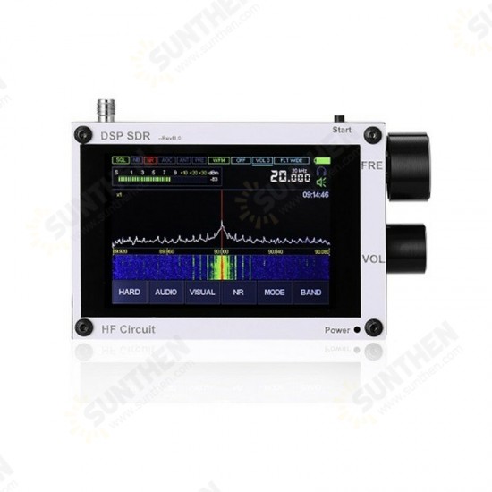New 50KHz-200MHz Malahit SDR Receiver Malachite DSP Software Defined Radio 3.5inch Display Battery Inside Nice Sound New 50KHz-200MHz Malahit SDR Receiver Malachite DSP Software Defined Radio 3.5inch Display Battery Inside Nice Sound