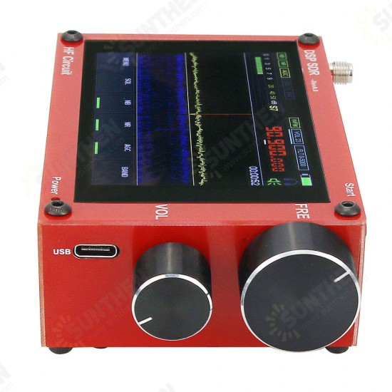 New 50KHz-200MHz Malahit SDR Receiver Malachite DSP Software Defined Radio 3.5inch Display Battery Inside Nice Sound New 50KHz-200MHz Malahit SDR Receiver Malachite DSP Software Defined Radio 3.5inch Display Battery Inside Nice Sound