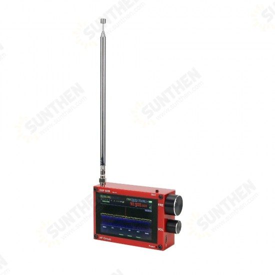 New 50KHz-200MHz Malahit SDR Receiver Malachite DSP Software Defined Radio 3.5inch Display Battery Inside Nice Sound