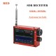 New 50KHz-200MHz Malahit SDR Receiver Malachite DSP Software Defined Radio 3.5inch Display Battery Inside Nice Sound