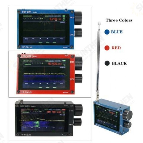 New 50KHz-200MHz Malahit SDR Receiver Malachite DSP Software Defined Radio 3.5inch Display Battery Inside Nice Sound New 50KHz-200MHz Malahit SDR Receiver Malachite DSP Software Defined Radio 3.5inch Display Battery Inside Nice Sound