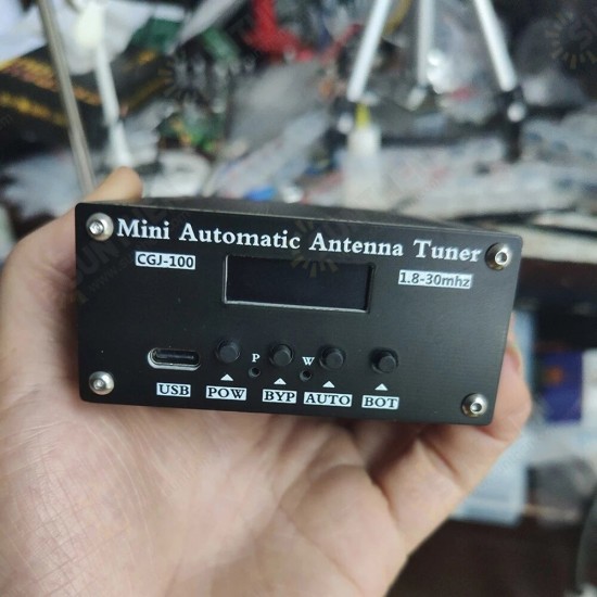 New ATU100 Automatic Antenna Tuner 100W 1.8-55MHz/1.8-30MHz With Battery Inside Assembled For 5-100W Shortwave Radio Stations New ATU100 Automatic Antenna Tuner 100W 1.8-55MHz/1.8-30MHz With Battery Inside Assembled For 5-100W Shortwave Radio Stations