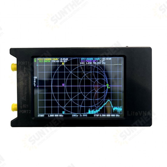50kHz-6.3GHz LiteVNA 2.8inch/3.95inch Display Vector Network Analyzer HF VHF UHF Antenna 50kHz-6.3GHz LiteVNA 2.8inch/3.95inch Display Vector Network Analyzer HF VHF UHF Antenna