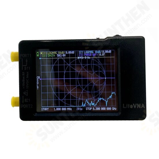 50kHz-6.3GHz LiteVNA 2.8inch/3.95inch Display Vector Network Analyzer HF VHF UHF Antenna 50kHz-6.3GHz LiteVNA 2.8inch/3.95inch Display Vector Network Analyzer HF VHF UHF Antenna