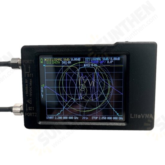 50kHz-6.3GHz LiteVNA 2.8inch/3.95inch Display Vector Network Analyzer HF VHF UHF Antenna