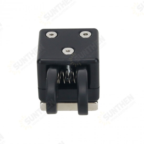 QU-21C Mini Dual Paddle Key Morse Key CW Key Automatic Base Magnetic Adsorption For Shortwave Radio