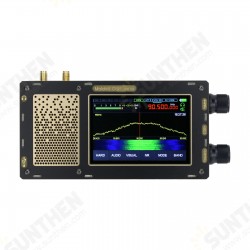 Registered 1.10c 3.5inch 50KHz-2GHz Malachite DSP SDR Radio Receiver w/ Extended Version For 2 Antennas
