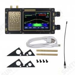 Registered 1.10c 3.5inch 50KHz-2GHz Malachite DSP SDR Radio Receiver w/ Extended Version For 2 Antennas