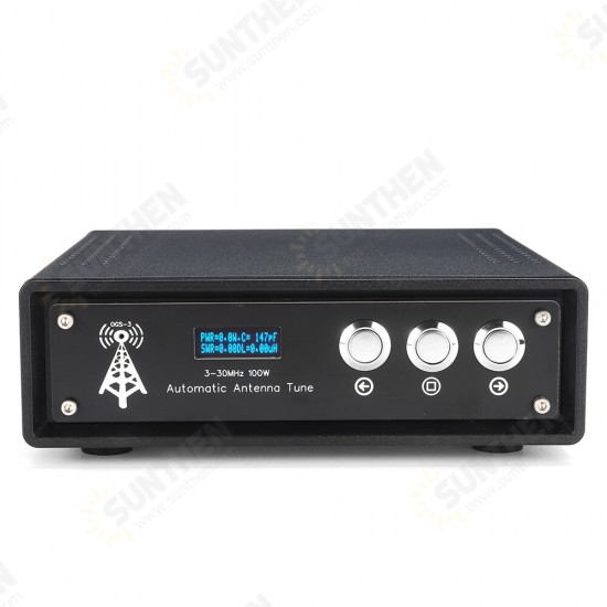 3-30MHz 100W Shortwave Automatic Antenna Tuner Radio Station with Housing Assembled ATU-100 ATU100 Upgraded Version