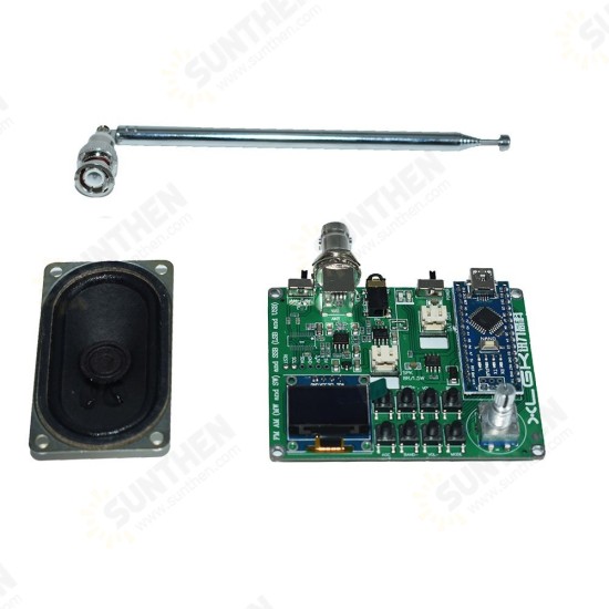 SI4732 All Band Radio FM AM (MW And SW) And SSB (LSB And USB) With Antenna Lithium Battery Speaker