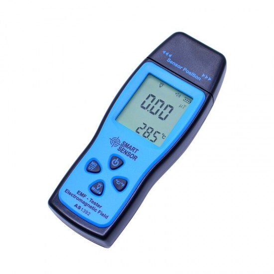 SMART SENSOR AS1392 LCD Radiation Dosimeter Mini EMF Tester Electromagnetic Field Radiation Detector Dosimeter Tester