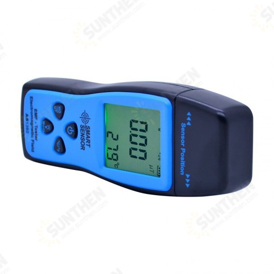 SMART SENSOR AS1392 LCD Radiation Dosimeter Mini EMF Tester Electromagnetic Field Radiation Detector Dosimeter Tester