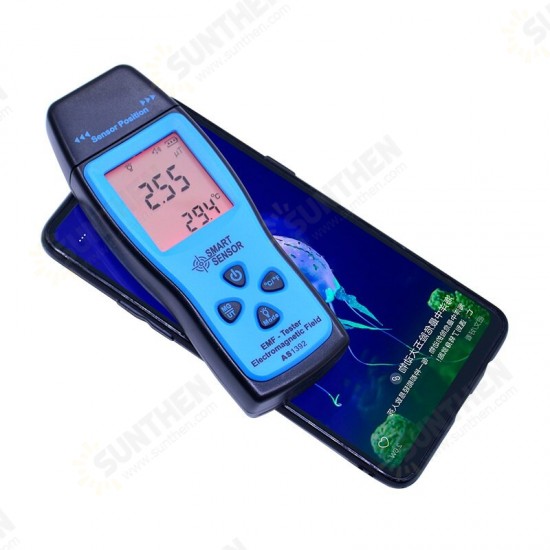 SMART SENSOR AS1392 LCD Radiation Dosimeter Mini EMF Tester Electromagnetic Field Radiation Detector Dosimeter Tester