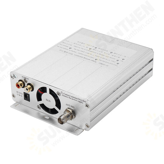 ST-15B 1.5W/15W FM Broadcast Transmitter Stereo PLL FM Radio Broadcast Station with 87MHz-108MHz