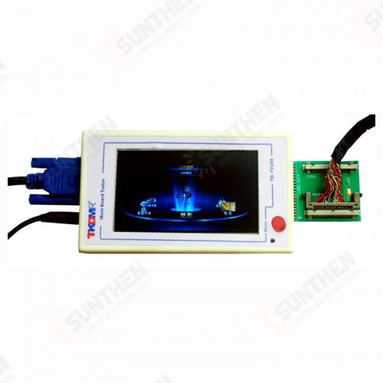 TV160 Full HD LVDS Turn VGA (LED/LCD)TV Mainboard Tester Tools Converter With Five Adapter Plate