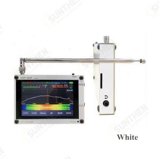 Ultra-thin 50KHz-200MHz Malahit SDR Receiver Malachite DSP Software Defined Radio 3.5inch Display Battery Inside Nice Sound - Black 400MHz~2GHz