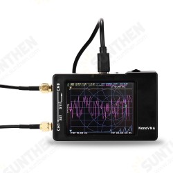 Upgraded NanoVNA Vector Network Analyzer 50KHz-1.5GHZ Digital Touching Screen Shortwave MF HF VHF UHF Antenna Analyzer with Battery Upgraded NanoVNA Vector Network Analyzer 50KHz-1.5GHZ Digital Touching Screen Shortwave MF HF VHF UHF Antenna Analyzer with Battery