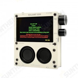V1.10B 50KHz - 2GHZ Malachite SDR Radio Built-in Expansion Board Malahit DSP SDR Receiver AM/SSB/NFM/WFM+Speaker+Battery +Metal Case+Expansion Board V1.10B 50KHz - 2GHZ Malachite SDR Radio Built-in Expansion Board Malahit DSP SDR Receiver AM/SSB/NFM/WFM+Speaker+Battery +Metal Case+Expansion Board