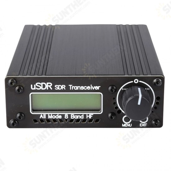 uSDR uSDX 10/15/17/20/30/40/60/80m 8 Band SDR All Mode HF SSB QRP Transceiver Compatible with USDX QCX-SSB