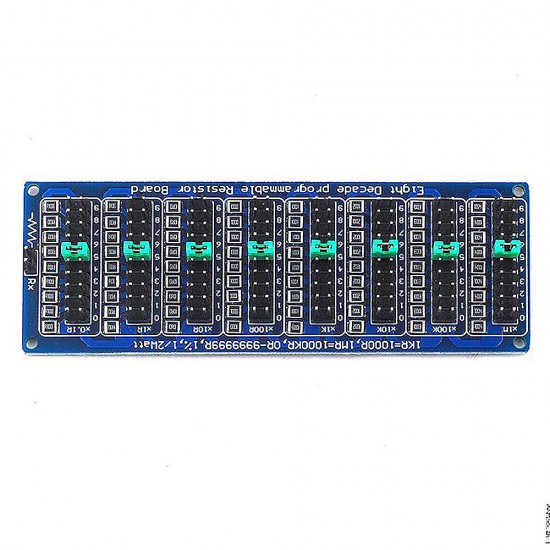 0.1R-9999999R Programmable Resistor Resistance Board Eight Decade 0.1R Accuracy 1% 1/2 Watt Module Board