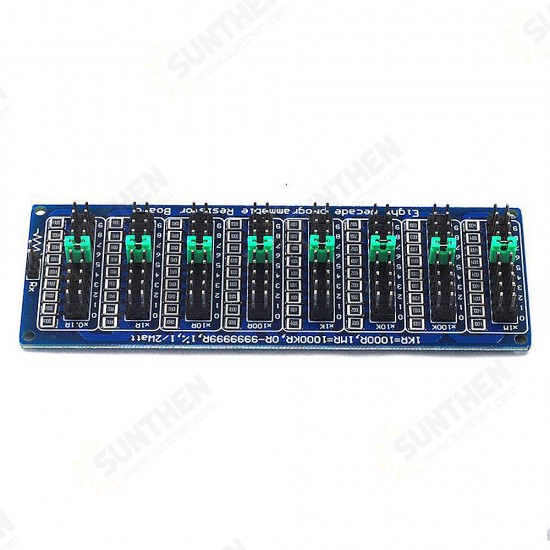 0.1R-9999999R Programmable Resistor Resistance Board Eight Decade 0.1R Accuracy 1% 1/2 Watt Module Board