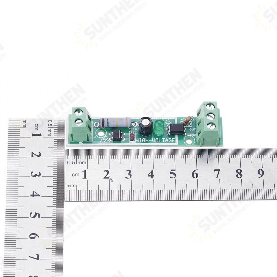 1-Bit AC 220V Optocoupler Isolation Module Voltage Detect Board Adaptive 3-5VPLC Isolamento Fotoaccoppiatore M