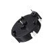 10pcs CR1220 Battery Holder In-line Button Battery Cell Sockets Case Black Plastic Housing