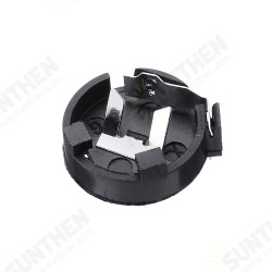 10pcs CR1220 Battery Holder In-line Button Battery Cell Sockets Case Black Plastic Housing 10pcs CR1220 Battery Holder In-line Button Battery Cell Sockets Case Black Plastic Housing