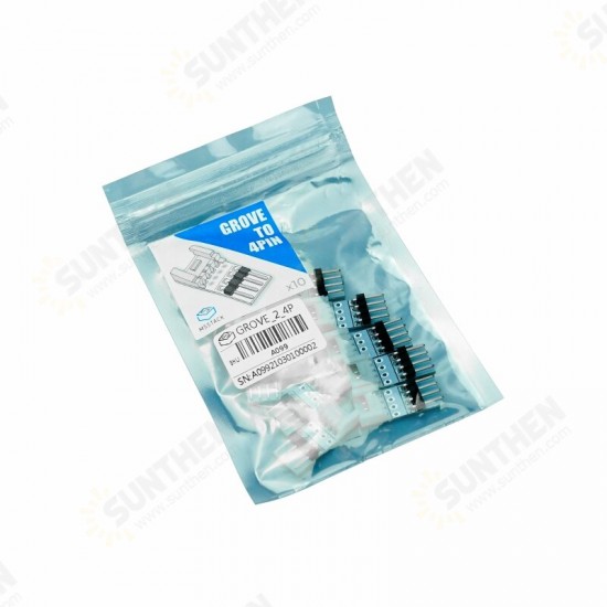 10pcs GROVE-TO-4P Extension HY2.0-4P Interface PIN Pin Leads to Dupont Line