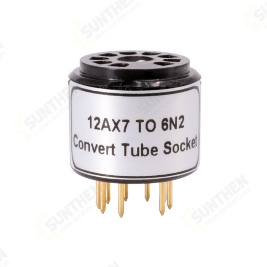 12AX7 12AU7 ECC82 ECC83 TO 6N2 6N1 6N6 6922 ECC88 E88CC DIY Audio Amplifier Vacuum Tube Convert Socket Adapter HIFI