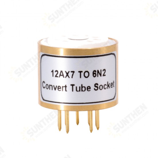 12AX7 12AU7 ECC82 ECC83 TO 6N2 6N1 6N6 6922 ECC88 E88CC DIY Audio Amplifier Vacuum Tube Convert Socket Adapter HIFI