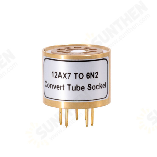 12AX7 12AU7 ECC82 ECC83 TO 6N2 6N1 6N6 6922 ECC88 E88CC DIY Audio Amplifier Vacuum Tube Convert Socket Adapter HIFI