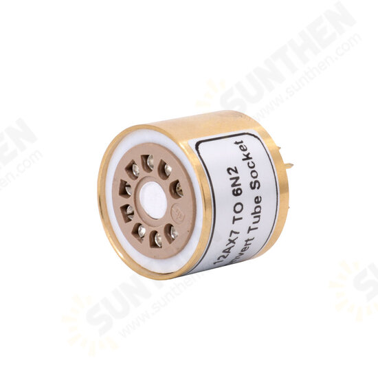 12AX7 12AU7 ECC82 ECC83 TO 6N2 6N1 6N6 6922 ECC88 E88CC DIY Audio Amplifier Vacuum Tube Convert Socket Adapter HIFI