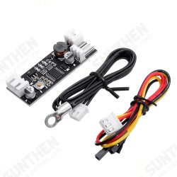 12V DC PWM 2-3 Wire Fan Temperature Control Speed Controller Noise Reduction Module 12V DC PWM 2-3 Wire Fan Temperature Control Speed Controller Noise Reduction Module