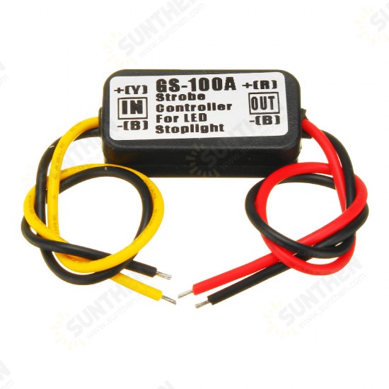 12V Waterproof Flash Strobe Controller Flasher Module For Car LED Brake Stop Lights Lamp