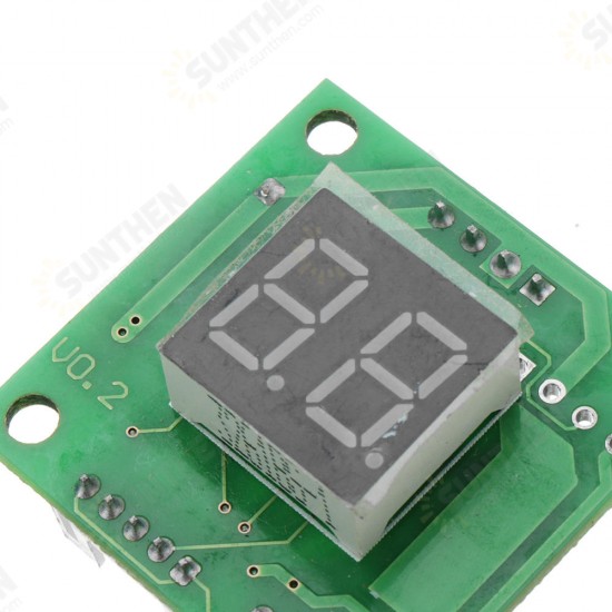 1803DT DC 12V LED Digital Display Timing PWM DC Motor Speed Controller Infinitely Variable Speed Switch Governor