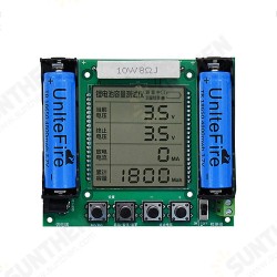 18650 Lithium Battery Capacity Tester Module High Precision LCD Digital Display MaH/mwH Measurement True Capacity Measuring Module 18650 Lithium Battery Capacity Tester Module High Precision LCD Digital Display MaH/mwH Measurement True Capacity Measuring Module